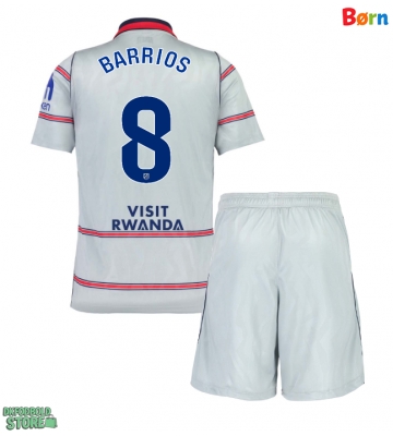 Atletico Madrid Pablo Barrios #8 Replika Babytøj Tredje sæt Børn 2026-27 Kortærmet (+ Korte bukser)